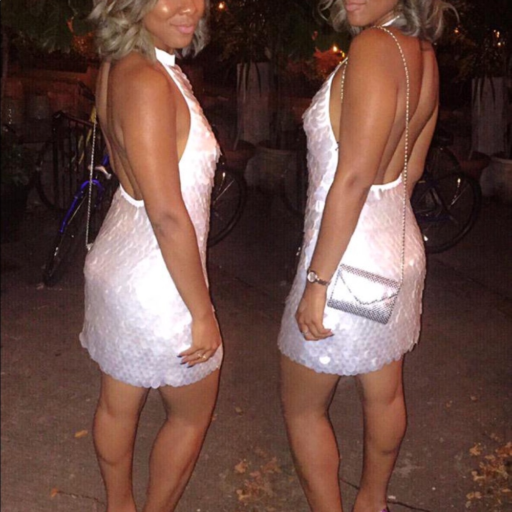 Marciano Halter Dress white